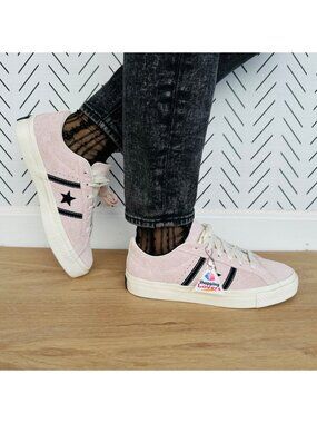 Converse One Star Academy Pro Ox Suede Low Women Shoes Sz 7 Pink Sneaker A08490C